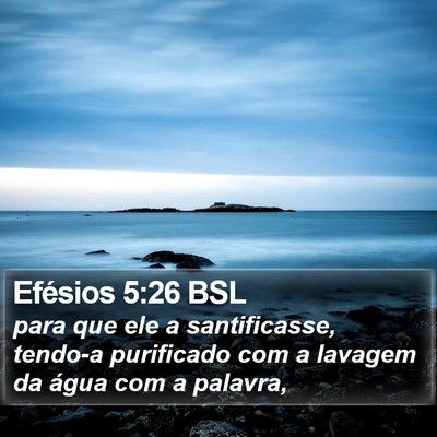 Efésios 5:26 BSL Bible Verse Image