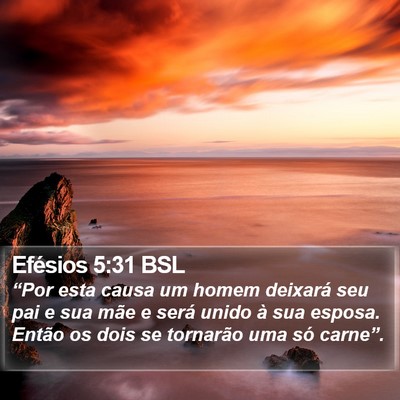 Efésios 5:31 BSL Bible Verse Image