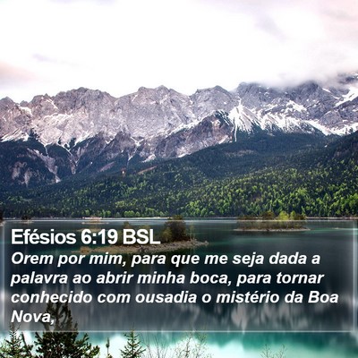 Efésios 6:19 BSL Bible Verse Image
