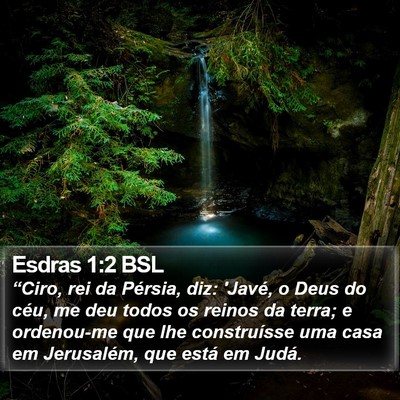 Esdras 1:2 BSL Bible Verse Image