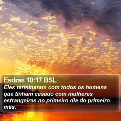 Esdras 10:17 BSL Bible Verse Image