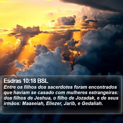 Esdras 10:18 BSL Bible Verse Image