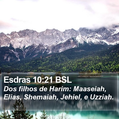 Esdras 10:21 BSL Bible Verse Image