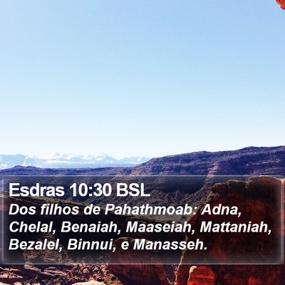 Esdras 10:30 BSL Bible Verse Image