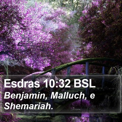 Esdras 10:32 BSL Bible Verse Image