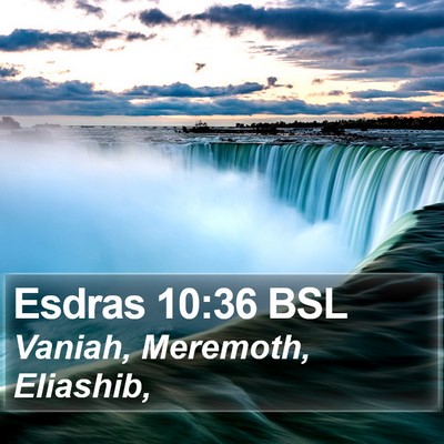 Esdras 10:36 BSL Bible Verse Image