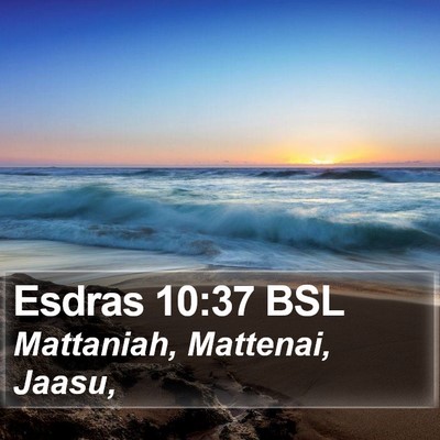 Esdras 10:37 BSL Bible Verse Image