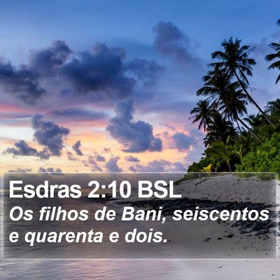 Esdras 2:10 BSL Bible Verse Image