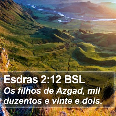 Esdras 2:12 BSL Bible Verse Image