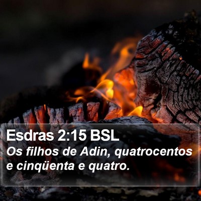 Esdras 2:15 BSL Bible Verse Image