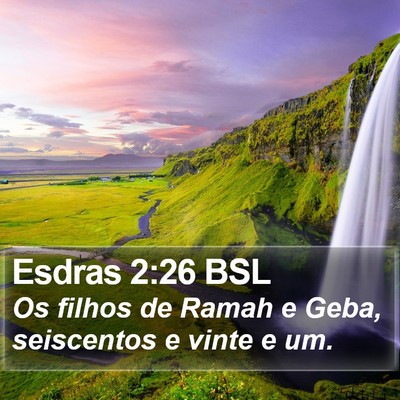 Esdras 2:26 BSL Bible Verse Image