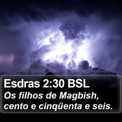 Esdras 2:30 BSL Bible Verse Image