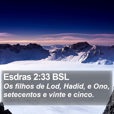 Esdras 2:33 BSL Bible Verse Image