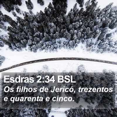 Esdras 2:34 BSL Bible Verse Image