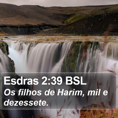 Esdras 2:39 BSL Bible Verse Image
