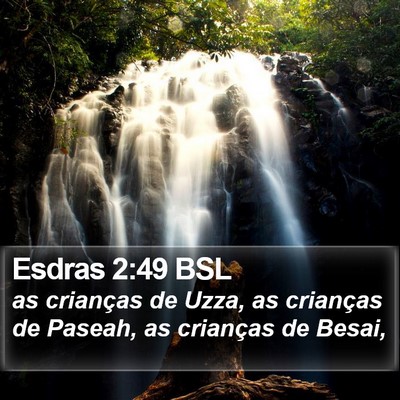 Esdras 2:49 BSL Bible Verse Image
