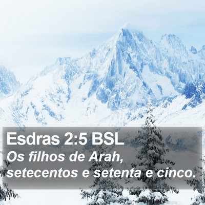 Esdras 2:5 BSL Bible Verse Image
