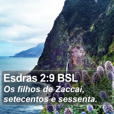 Esdras 2:9 BSL Bible Verse Image