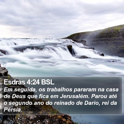 Esdras 4:24 BSL Bible Verse Image
