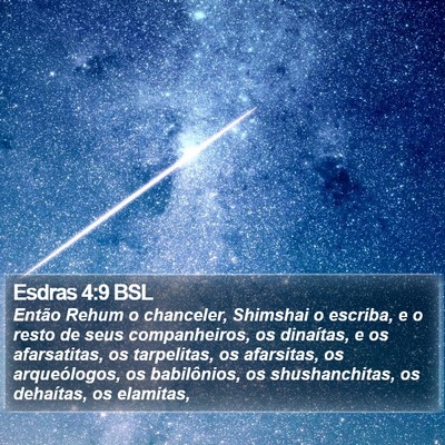 Esdras 4:9 BSL Bible Verse Image
