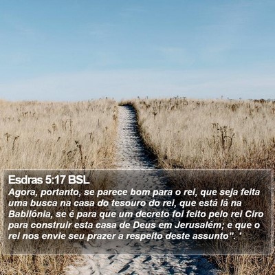Esdras 5:17 BSL Bible Verse Image