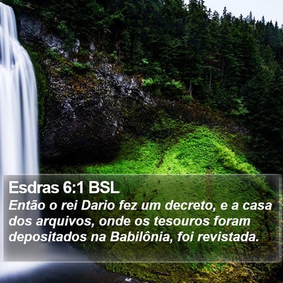 Esdras 6:1 BSL Bible Verse Image