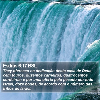 Esdras 6:17 BSL Bible Verse Image