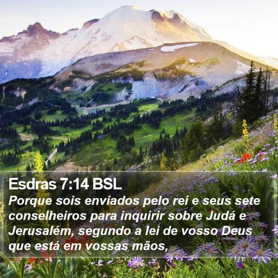 Esdras 7:14 BSL Bible Verse Image