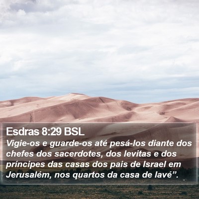 Esdras 8:29 BSL Bible Verse Image
