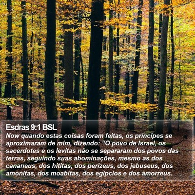 Esdras 9:1 BSL Bible Verse Image