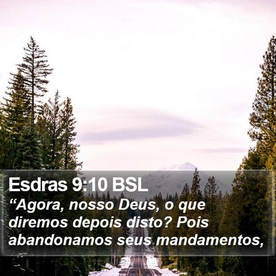Esdras 9:10 BSL Bible Verse Image