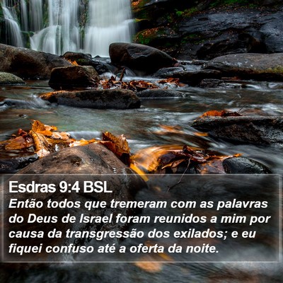 Esdras 9:4 BSL Bible Verse Image