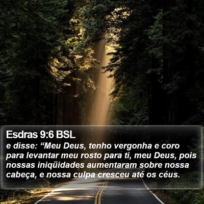 Esdras 9:6 BSL Bible Verse Image
