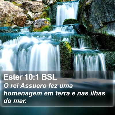 Ester 10:1 BSL Bible Verse Image