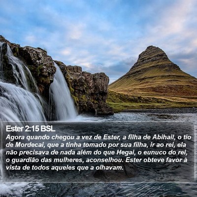 Ester 2:15 BSL Bible Verse Image