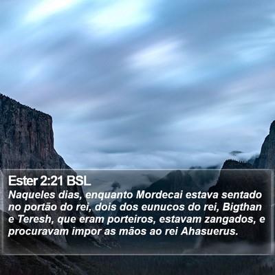Ester 2:21 BSL Bible Verse Image