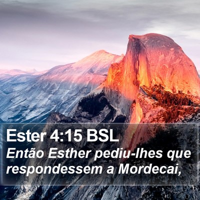 Ester 4:15 BSL Bible Verse Image