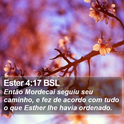 Ester 4:17 BSL Bible Verse Image