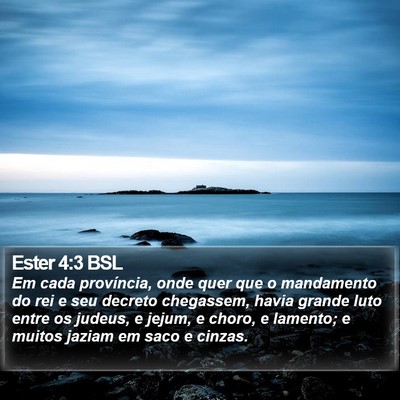 Ester 4:3 BSL Bible Verse Image