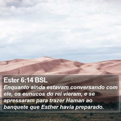 Ester 6:14 BSL Bible Verse Image