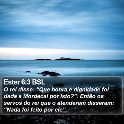 Ester 6:3 BSL Bible Verse Image