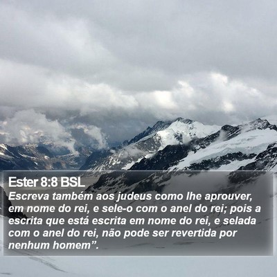 Ester 8:8 BSL Bible Verse Image