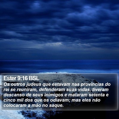 Ester 9:16 BSL Bible Verse Image