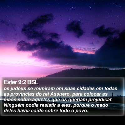 Ester 9:2 BSL Bible Verse Image