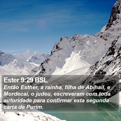 Ester 9:29 BSL Bible Verse Image