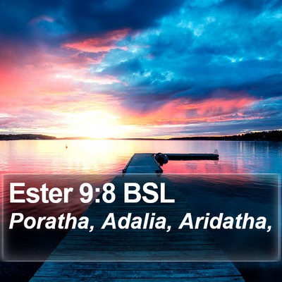 Ester 9:8 BSL Bible Verse Image
