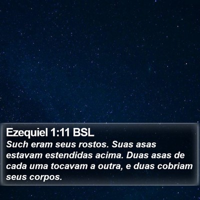 Ezequiel 1:11 BSL Bible Verse Image