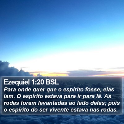 Ezequiel 1:20 BSL Bible Verse Image