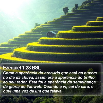 Ezequiel 1:28 BSL Bible Verse Image