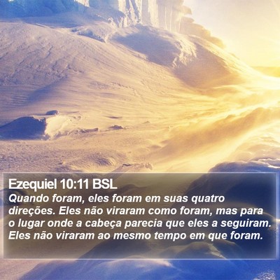 Ezequiel 10:11 BSL Bible Verse Image